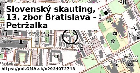 Slovenský skauting, 13. zbor Bratislava - Petržalka