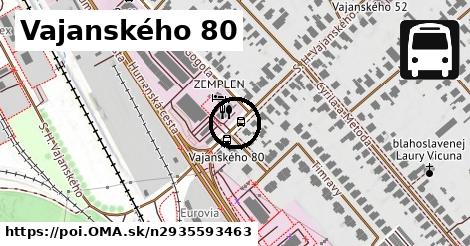 Vajanského 80