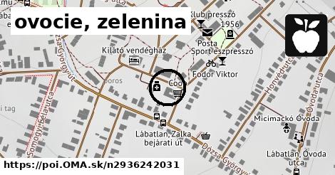 ovocie, zelenina