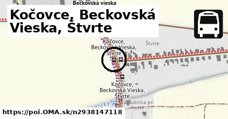 Kočovce, Beckovská Vieska, Štvrte