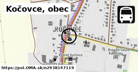 Kočovce, obec