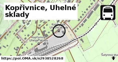 Kopřivnice, Uhelné sklady