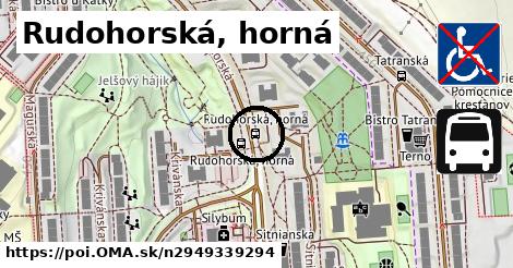 Rudohorská, horná