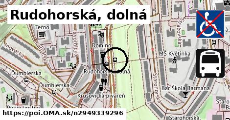 Rudohorská, dolná