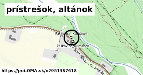 prístrešok, altánok