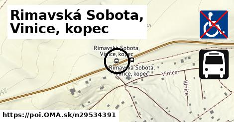 Rimavská Sobota, Vinice, kopec