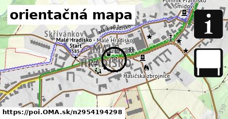 orientačná mapa