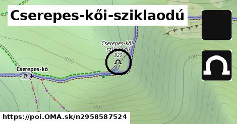 Cserepes-kői-sziklaodú