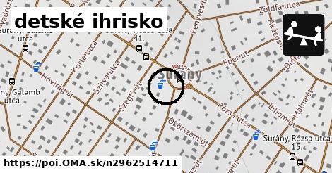 detské ihrisko