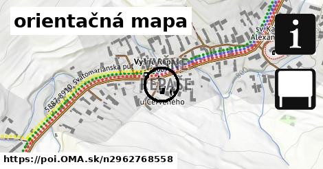 orientačná mapa