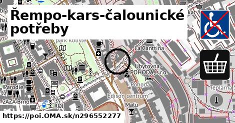 Řempo-kars-čalounické potřeby