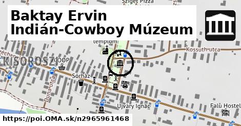 Baktay Ervin Indián-Cowboy Múzeum