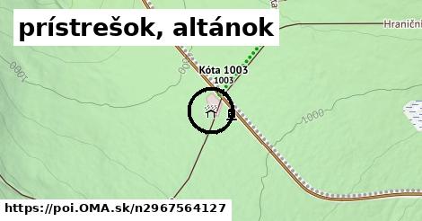 prístrešok, altánok