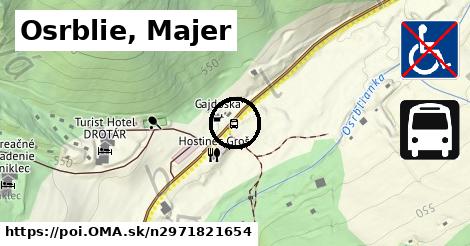 Osrblie, Majer