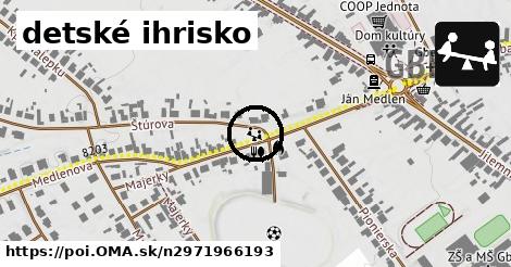 detské ihrisko