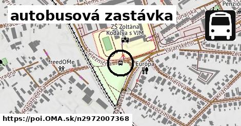 autobusová zastávka