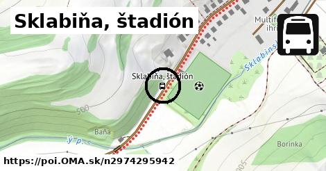 Sklabiňa, štadión