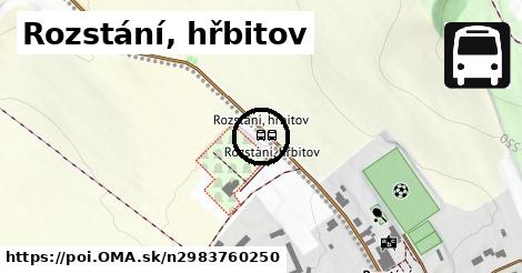 Rozstání, hřbitov