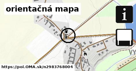 orientačná mapa