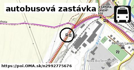 autobusová zastávka