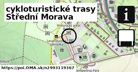 cykloturistické trasy Střední Morava
