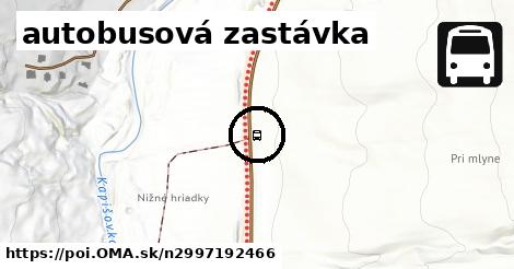 autobusová zastávka