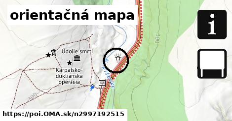 orientačná mapa