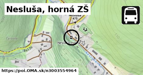 Nesluša, horná ZŠ