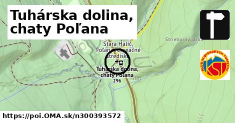 Tuhárska dolina, chaty Poľana