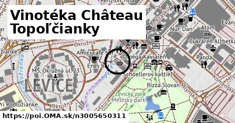 Vinotéka Château Topoľčianky