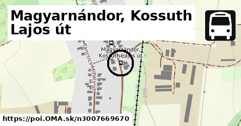 Magyarnándor, Kossuth Lajos út