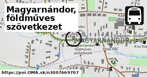 Magyarnándor, földműves szövetkezet