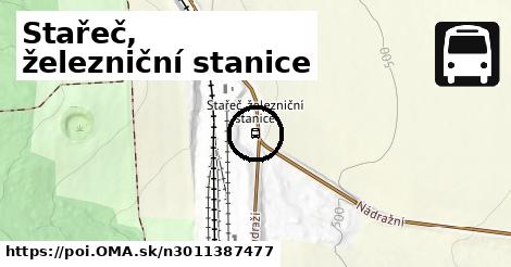 Stařeč, železniční stanice