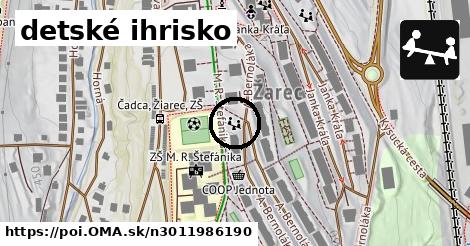 detské ihrisko