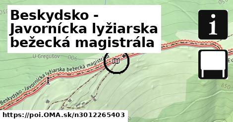 Beskydsko - Javornícka lyžiarska bežecká magistrála