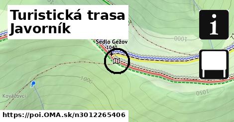 Turistická trasa Javorník