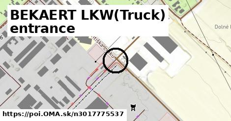 BEKAERT LKW(Truck) entrance