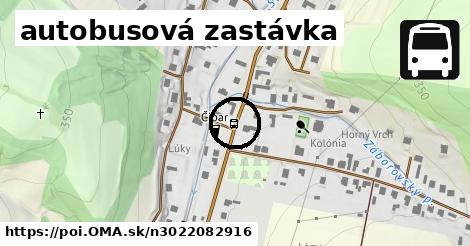 autobusová zastávka