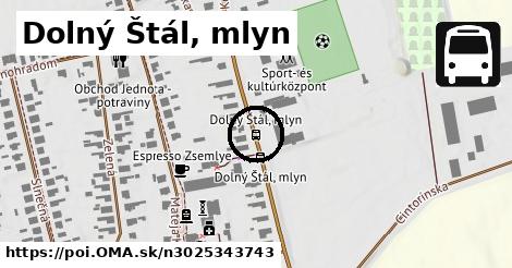 Dolný Štál, mlyn