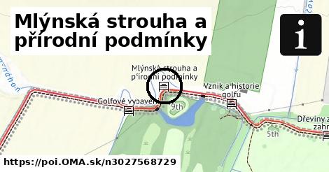 Mlýnská strouha a přírodní podmínky