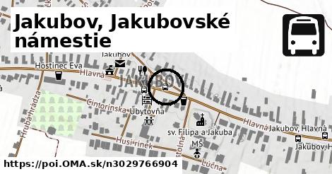 Jakubov, Jakubovské námestie