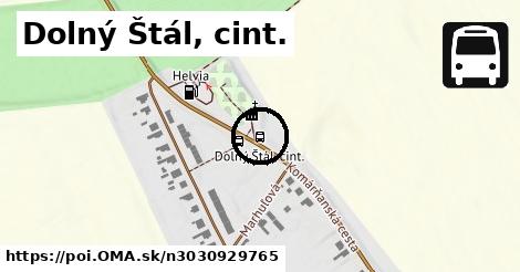 Dolný Štál, cint.