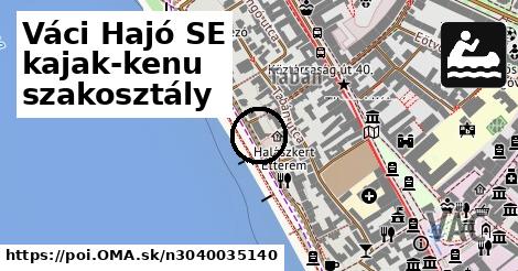 Váci Hajó SE kajak-kenu szakosztály