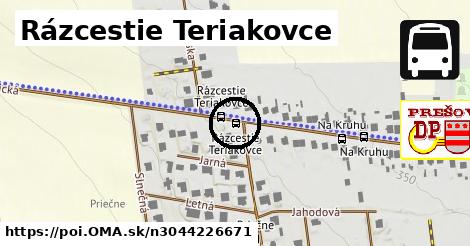 Rázcestie Teriakovce