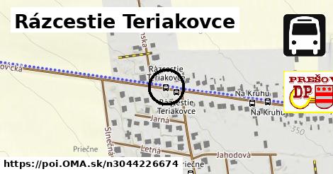 Rázcestie Teriakovce