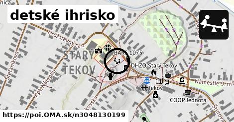 detské ihrisko