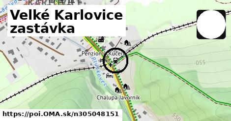 Velké Karlovice zastávka