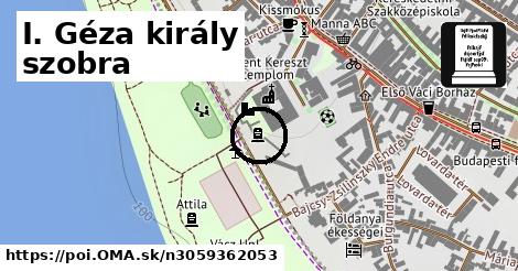 I. Géza király szobra