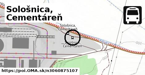 Sološnica, Cementáreň