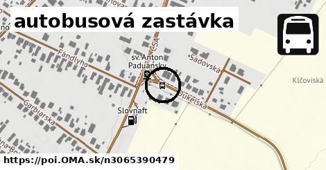 autobusová zastávka